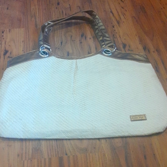 Ellen Tracy Straw Tote - Picture 1 of 6